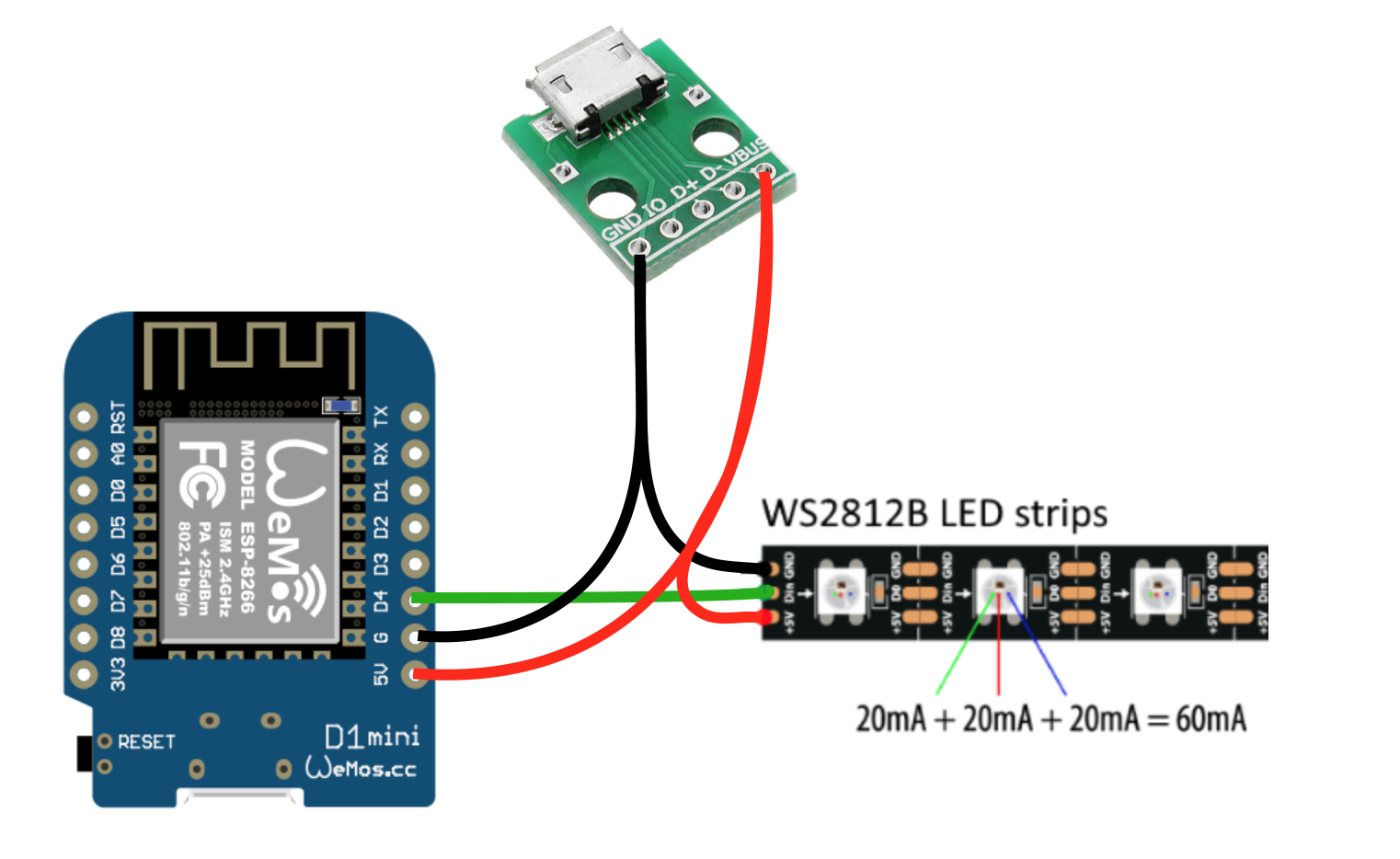 Nodemcu wemos схема